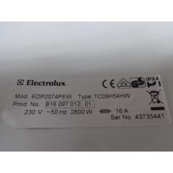 Electrolux EDP2074PEW 91609701201 Motor