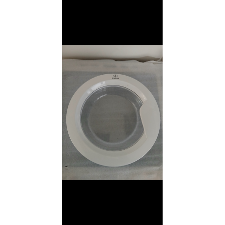 Indesit IDV75(EU) deur, deurhaak, scharnier, deurrand, glas